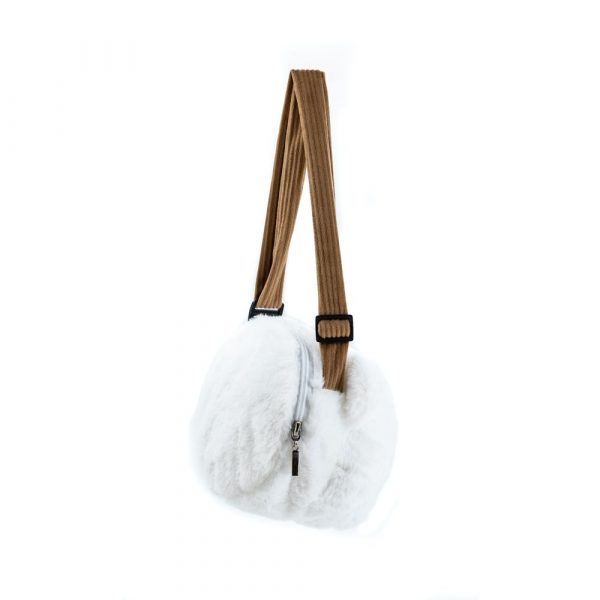 Bear Head Bag- White - Image 2