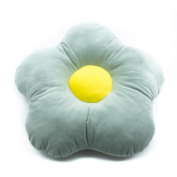 Velvet Filled Pillow- Water Green - Image 3
