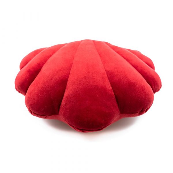Oyster Stuffed Pillow- Red - Image 3