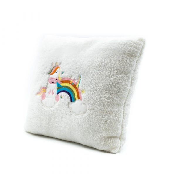 Unicorn Kare Dekoratif Yastık - Görsel 2