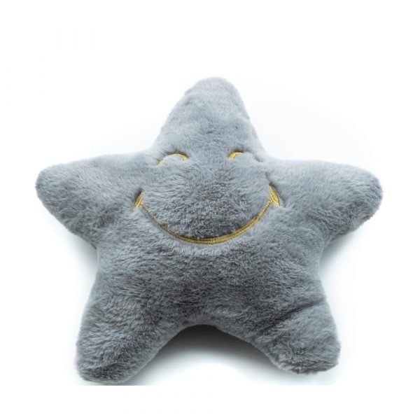 Star Plush Decorative Pillow- Gray - Image 3
