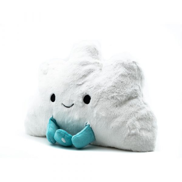 Cute Cloud Decorative Pillow - White - Image 3