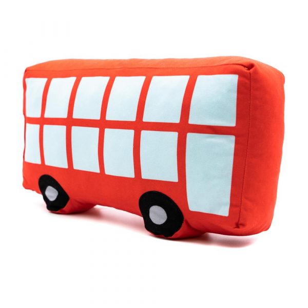 Bus Decorative Pillow-Red - Image 2