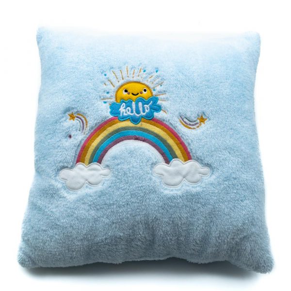 Cloudy Decorative Pillow-Blue - Image 3