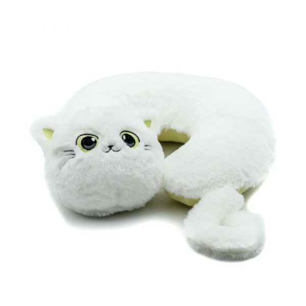Cat White Neck Pillow - Image 2