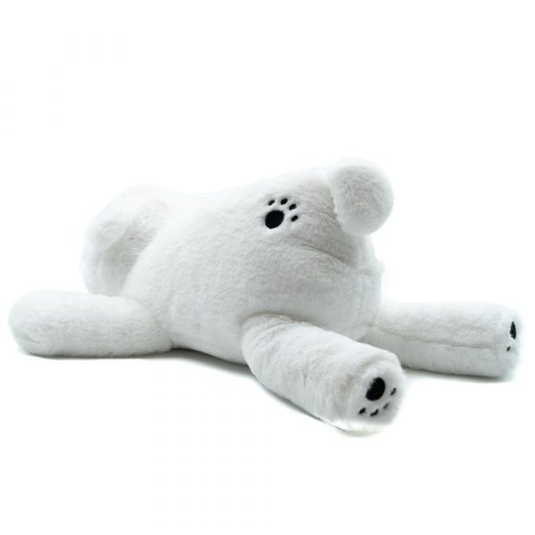 Reclining Polar Bear Plush Toy - Image 2